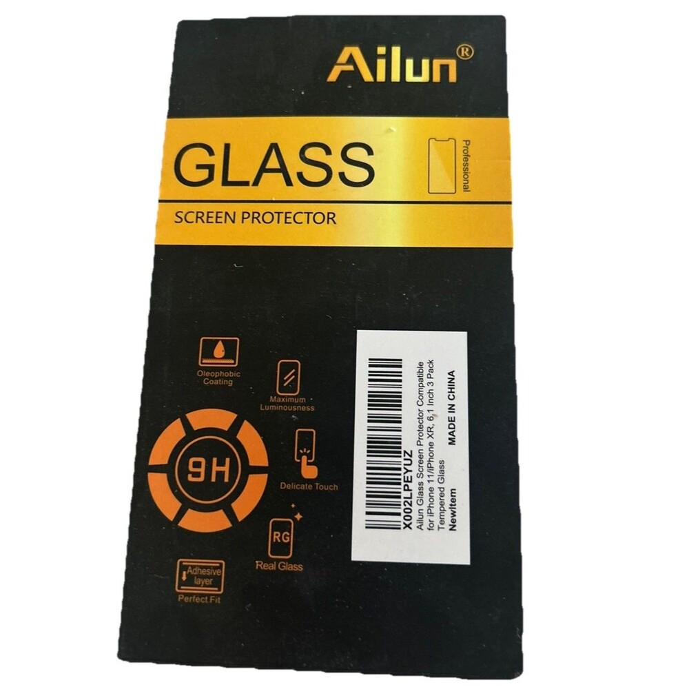 Ailun Tempered Glass Screen & Lens Protector 3 Pack for iPhone 11, 9H